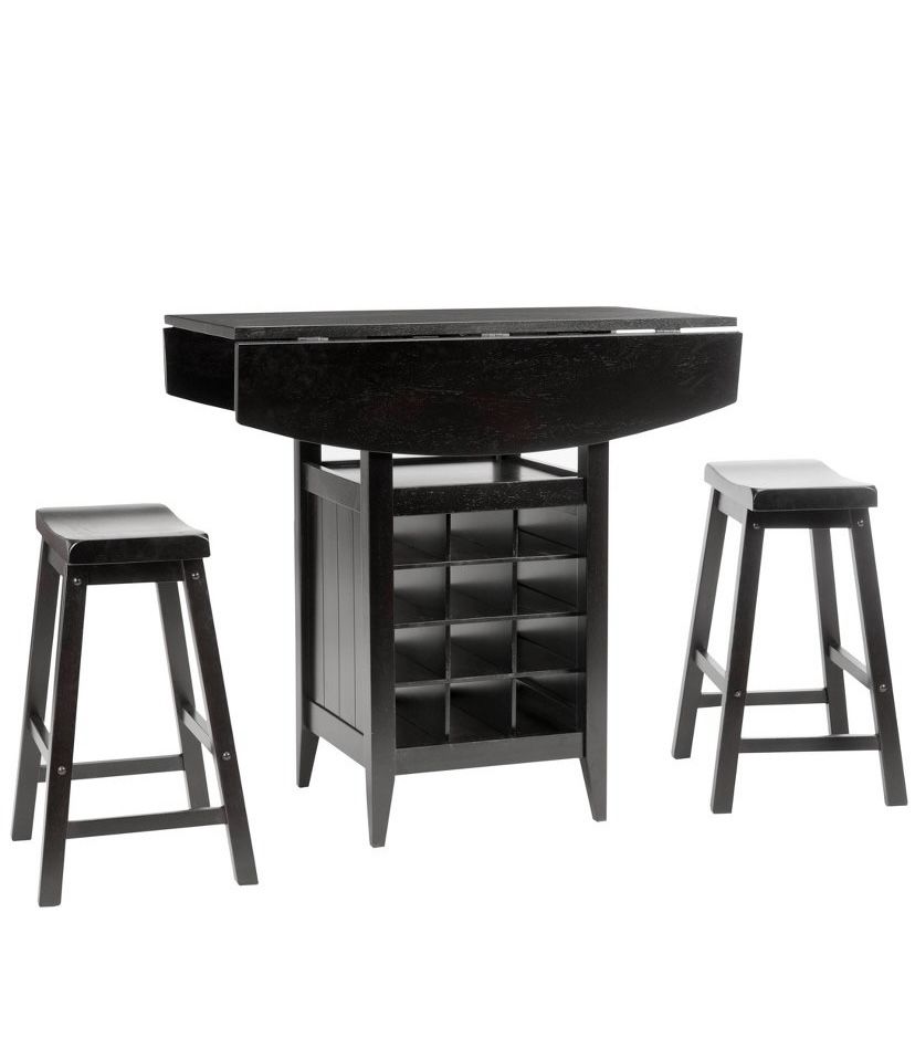 3 Piece Drop Leaf Pub Table