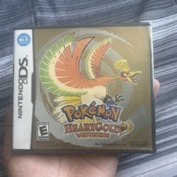 Nintendo Ds Game Pokémon HeartGold Sealed Authentic 