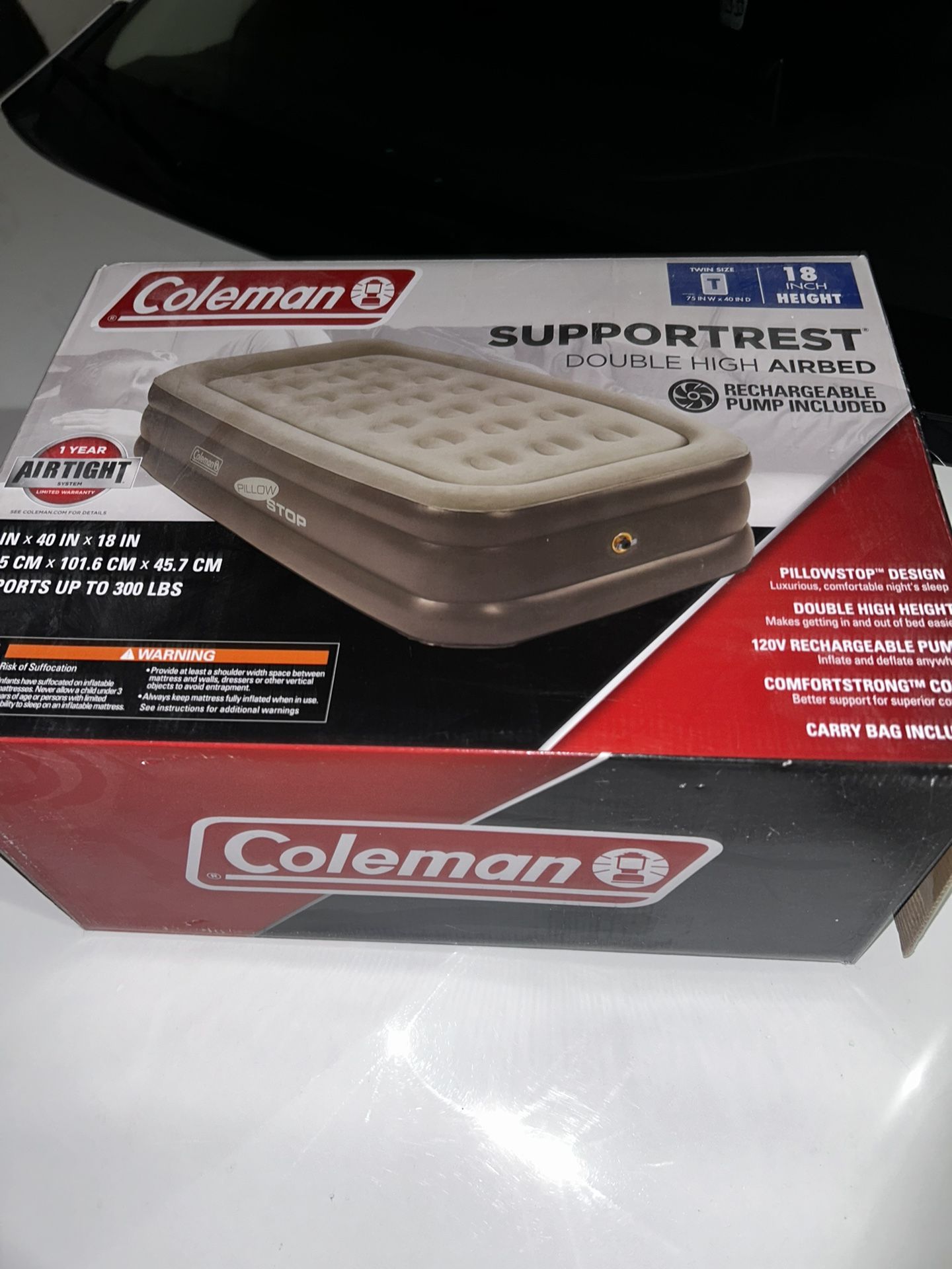 Air mattress - double high single person