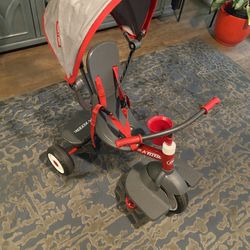 Radio Flyer Kids Tricycle With Shade Handle Etc