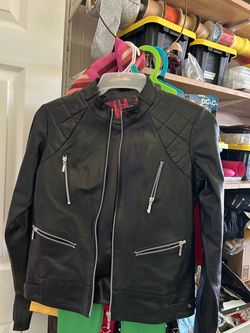 Woman’s Faux Leather Jacket (Medium)