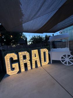 GRAD $160 CANDY CART $110 treat wall $70