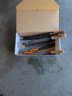 Box Of Wood Rasps And Files