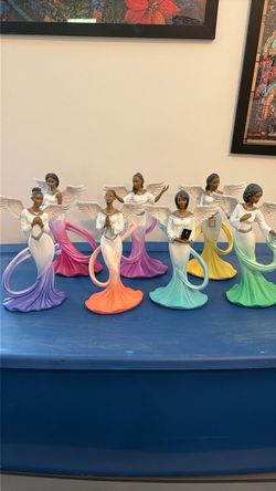 Seven African-American angels