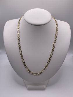 14KT Yellow Gold Figaro Link Chain