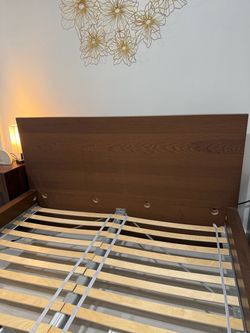Queen bed frame from ikea