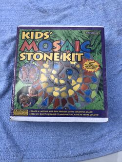 Mosaic stone kit , stepping stone, retails $12