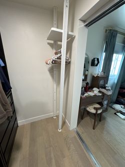 Closet Organizer / Hanging System (Perfect for Dresses & Long Clothes)