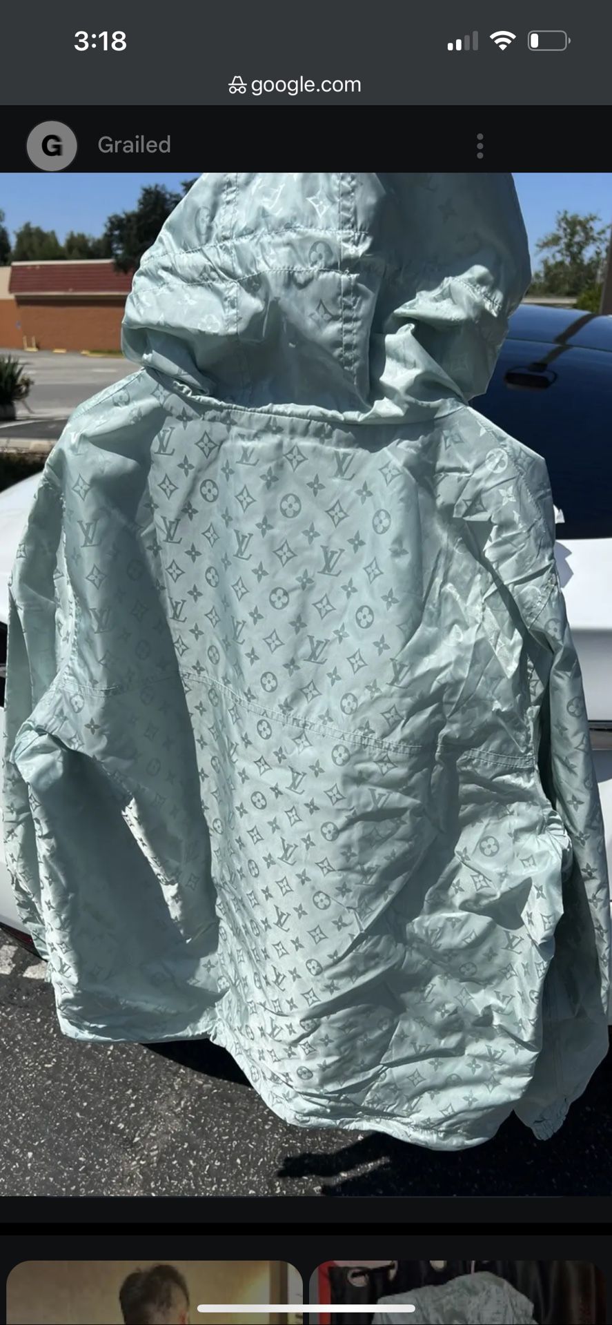 Louis Vuitton Reversible Monochrome Windbreaker