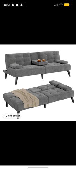 Convertible couch bed