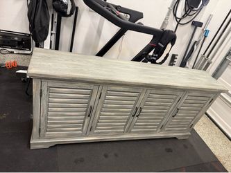 Living spaces 72” TV console