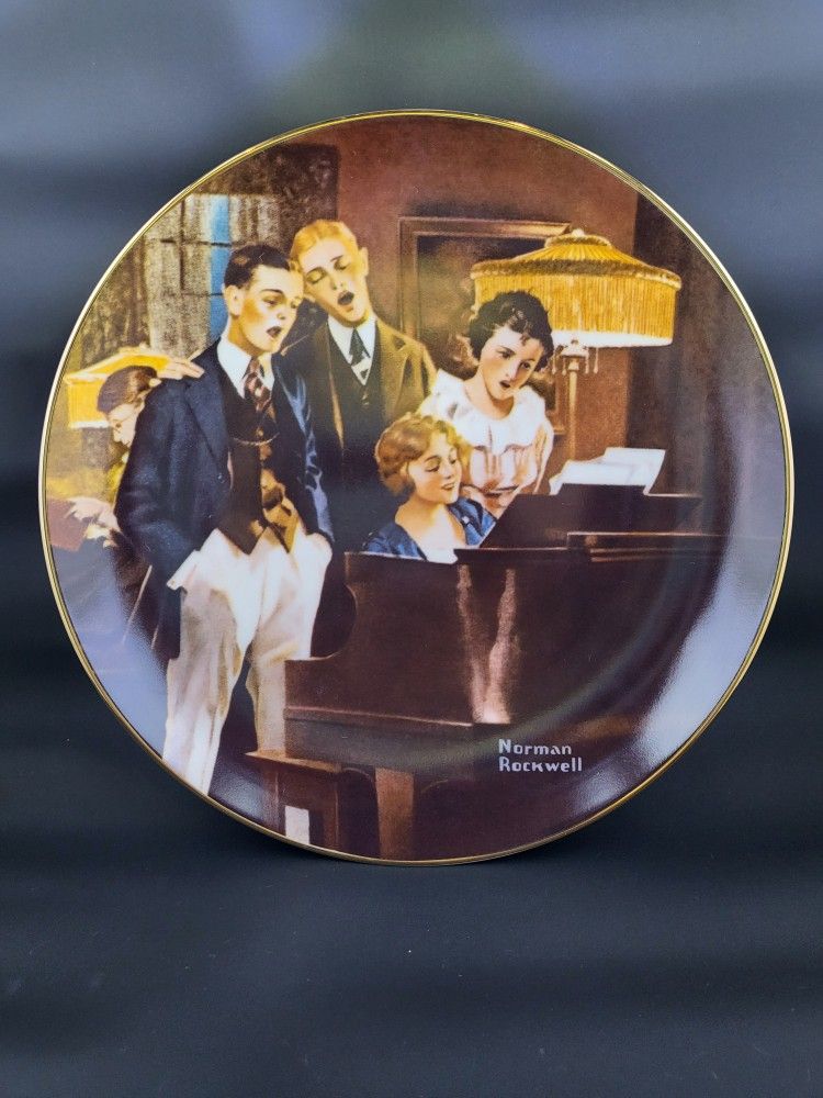 Norman Rockwell GE Light Campiagn Series Collector Plates