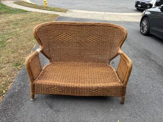 Loveseat Size Rattan Wicker Seating 75 OBO