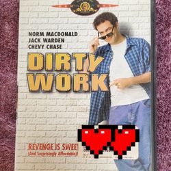 Dirty Work DVD film PG-13 movie 1998 Comedy Dark comedy ‧ 1h 22m Argentinian Rock music 

Dirty Work is a 1998 American buddy black comedy film direct