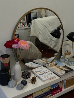 Large circle mirror