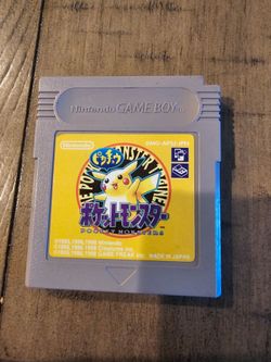 Pokemon Yellow Pocket Monsters Nintendo GameBoy Japanese