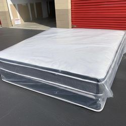 Queen Mattress Set PillowTop – Brand New –  Same Day Delivery Available 🚚