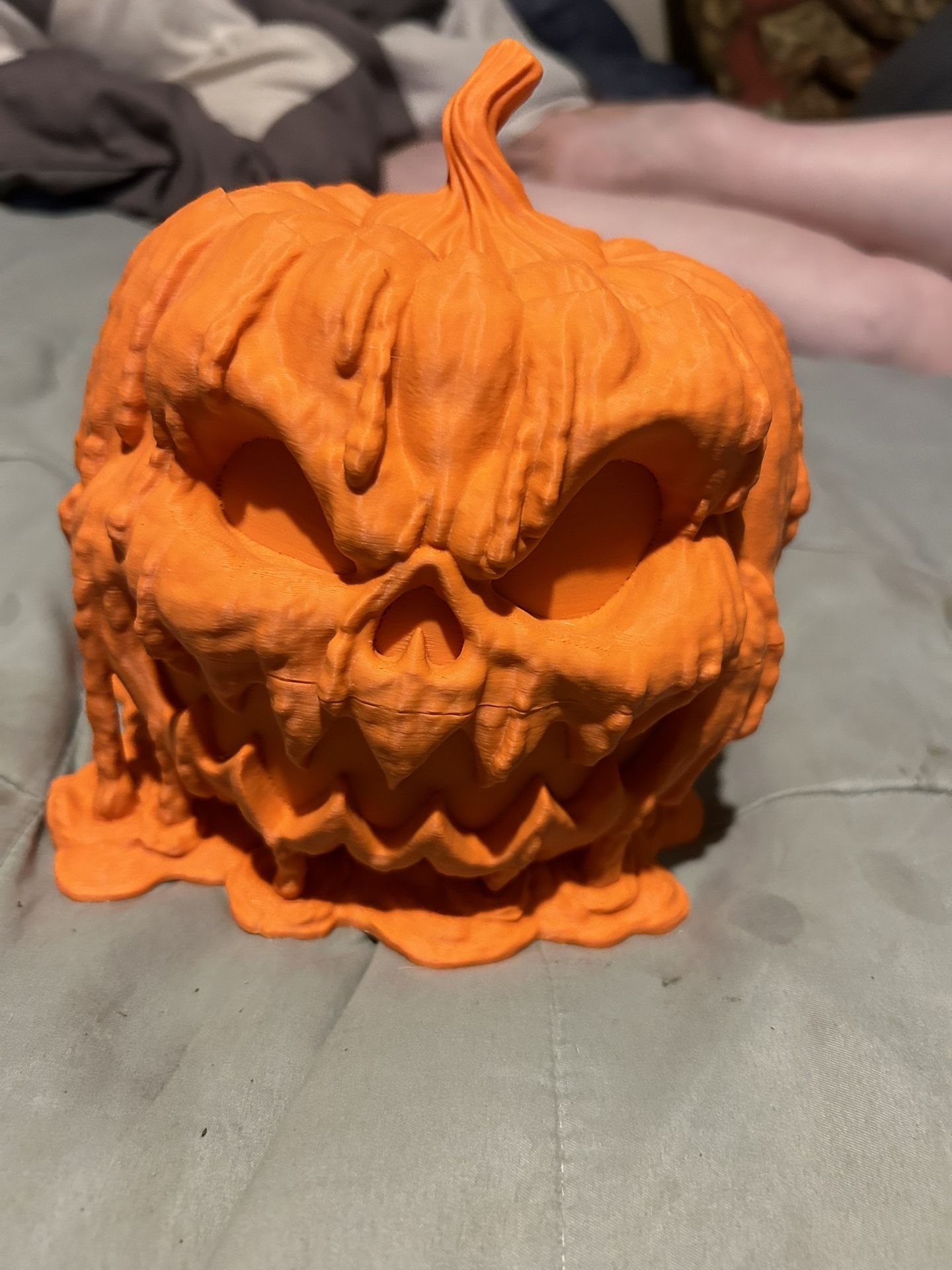 Pumpkin Melting And Spider