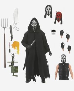 NECA Scream Ghost Face Inferno Ultimate Action Figure – Custom Accessory Mix