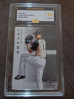 Shohei ohtani rookie Japan league grade 10