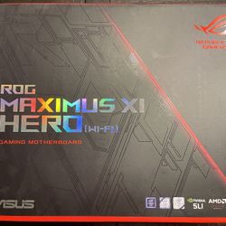 LIKE NEW! ASUS ROG Maximus XI Hero WiFi Gaming Motherboard with Intel Core Processor & Corsair Ram!