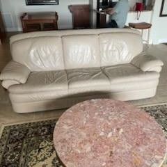 Leather Sofa And Love Seat