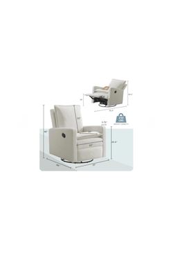 Power Swivel Glider Recliner Chair