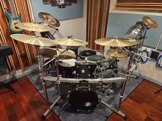 Professional Custom Studio Drum Kit – DW Collector’s / SJC / Zildjian / Meinl – Dream Complete Mint