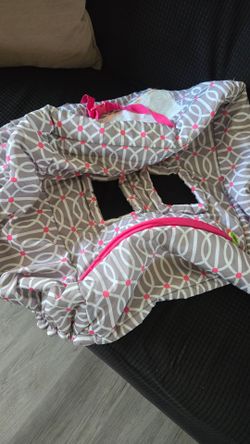 Shopping cart seat cover