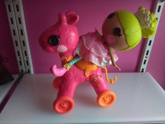 Lalaloopsy doll and horses