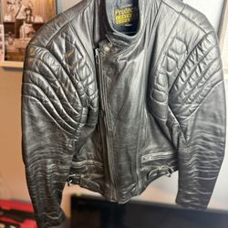 Protech Leather Apparel Leather Motorcycle Jacket