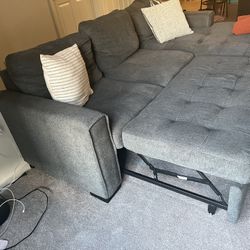 Sleeper sofa wirh storage chaise originally purchased for $1300