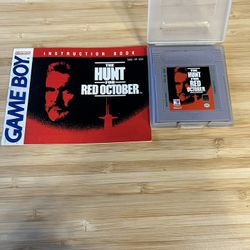 The Hunt for Red October (Nintendo Game Boy) GB Complete, CIB authentic, tested