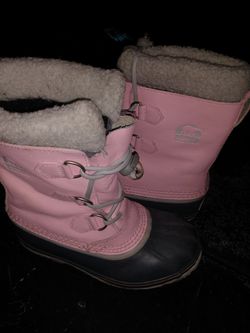 Sorrels pink boots size 5.5
