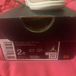 Pink & White Jordan 1s Infant