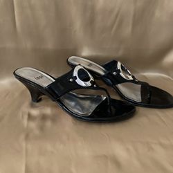 IMPO (Fallen) Woman’s Black Sandal w/ Silver Buckle *SALE* 