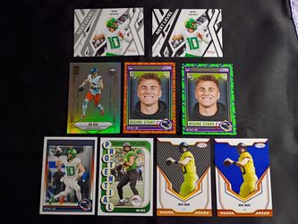 Denver Broncos Bo Nix Football Rookie Cards Set of 9 For $15