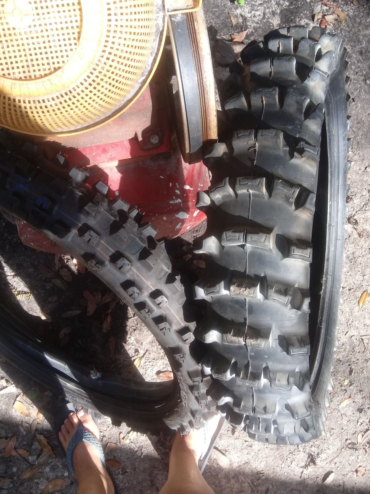 New dirt bike tires