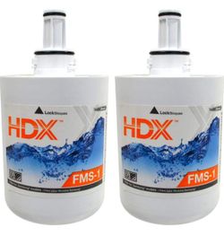 HDX FMS-1 Replacement Water Filter / Purifier for Samsung Refrigerators (2 Pack)