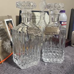Vintage Whiskey And Brandy Decanters *Store & Pour Like Royalty*