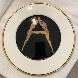 Vintage ERTE’ Plate The Alphabet A 1987 $20