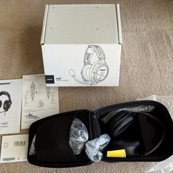 Bose A20 Aviation Headset Dual Plug Cable With Bluetooth 