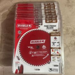 DIABLO 8-1/4in. x 60-Teeth Fine Finish Circular Saw Blade for Wood,table Saw 