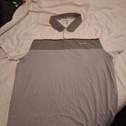 Calvin Klein Men Classic Fit Polo Shirt-Large.