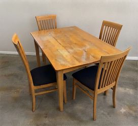 Table and chairs