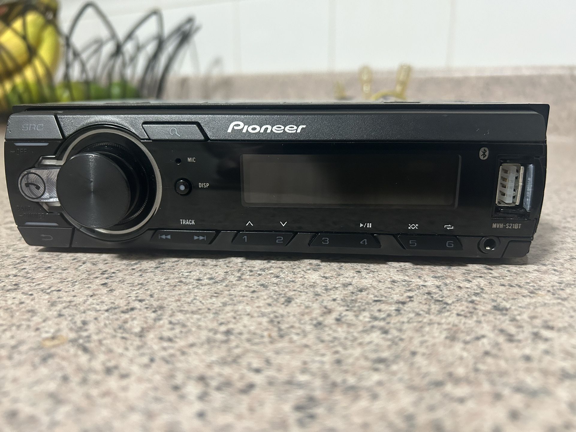 pioneer mvh-s21bt single din car radio