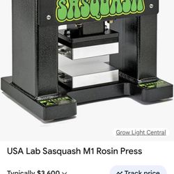 Sasquatch Rosin Press M1 With Compressor