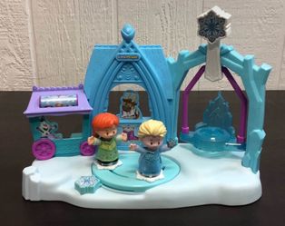Frozen Fisher Price Anna Elsa Little People Arendelle Wonderland Playset