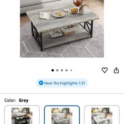 Grey Coffee Table
