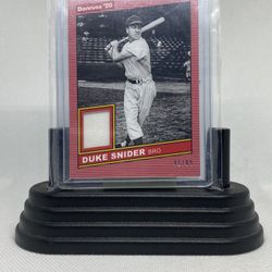 Duke Snider 2020 Panini Patch Card#86M-DS